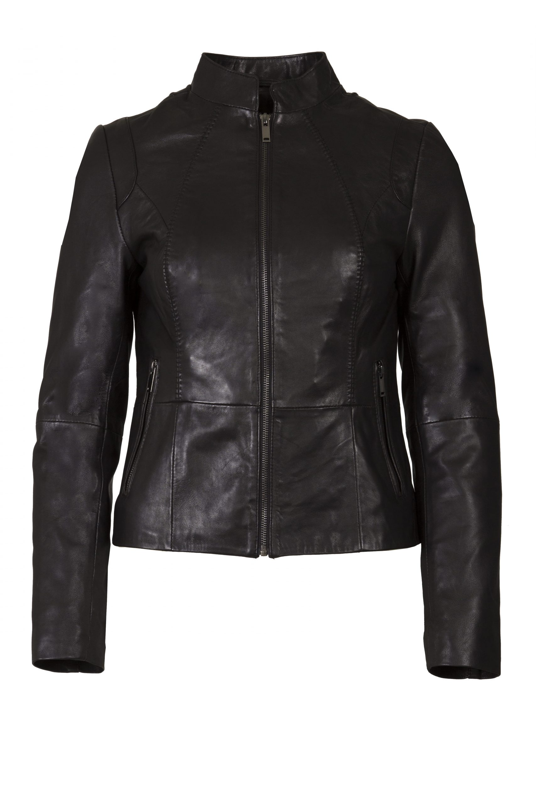 Women Real Leather Lamb Nappa Jacket Black – Helium Leather