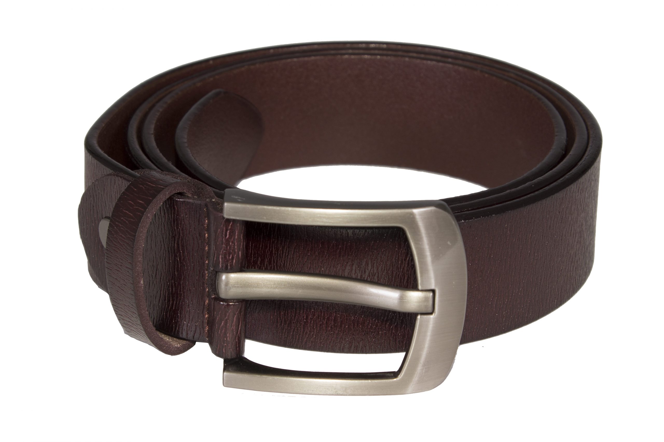 Men Real Leather Buffalo Belt Brown - Helium Leather
