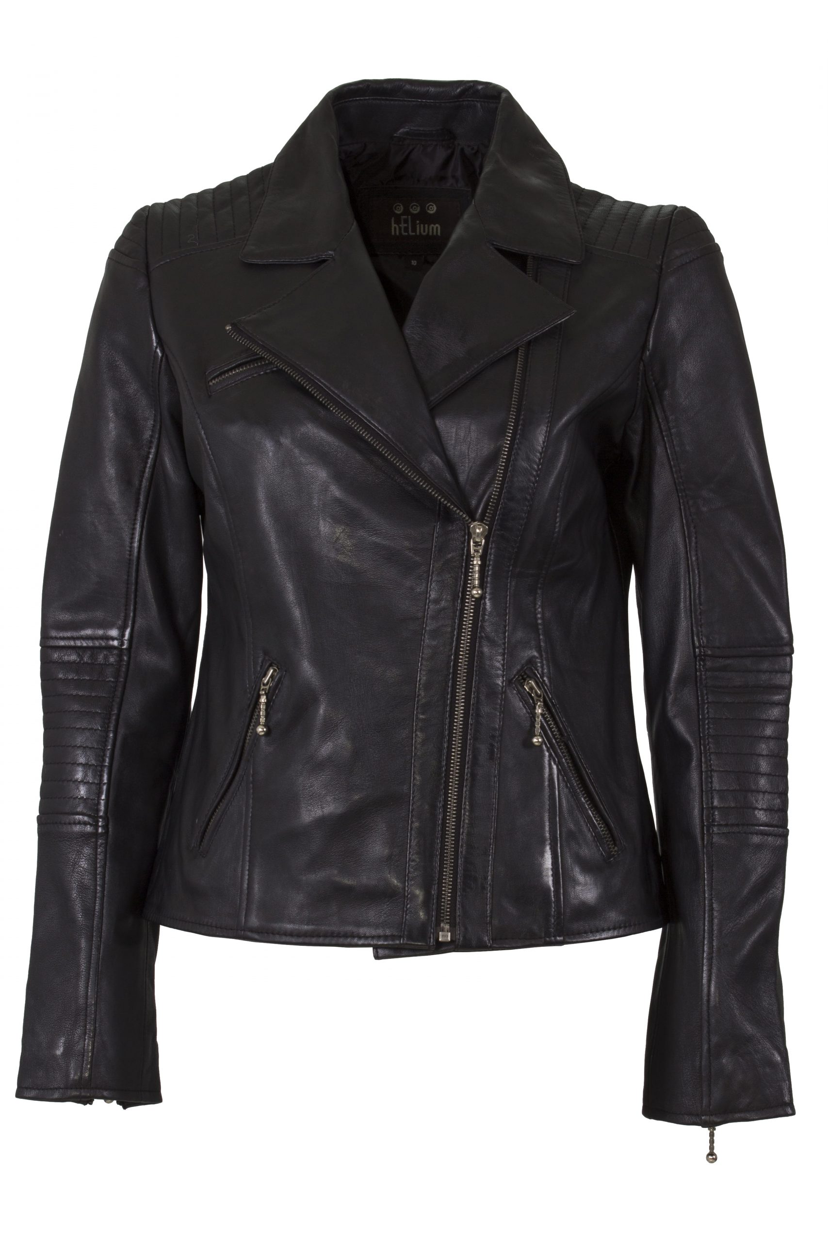 Women Real Leather Lamb Nappa Jacket Black – Helium Leather