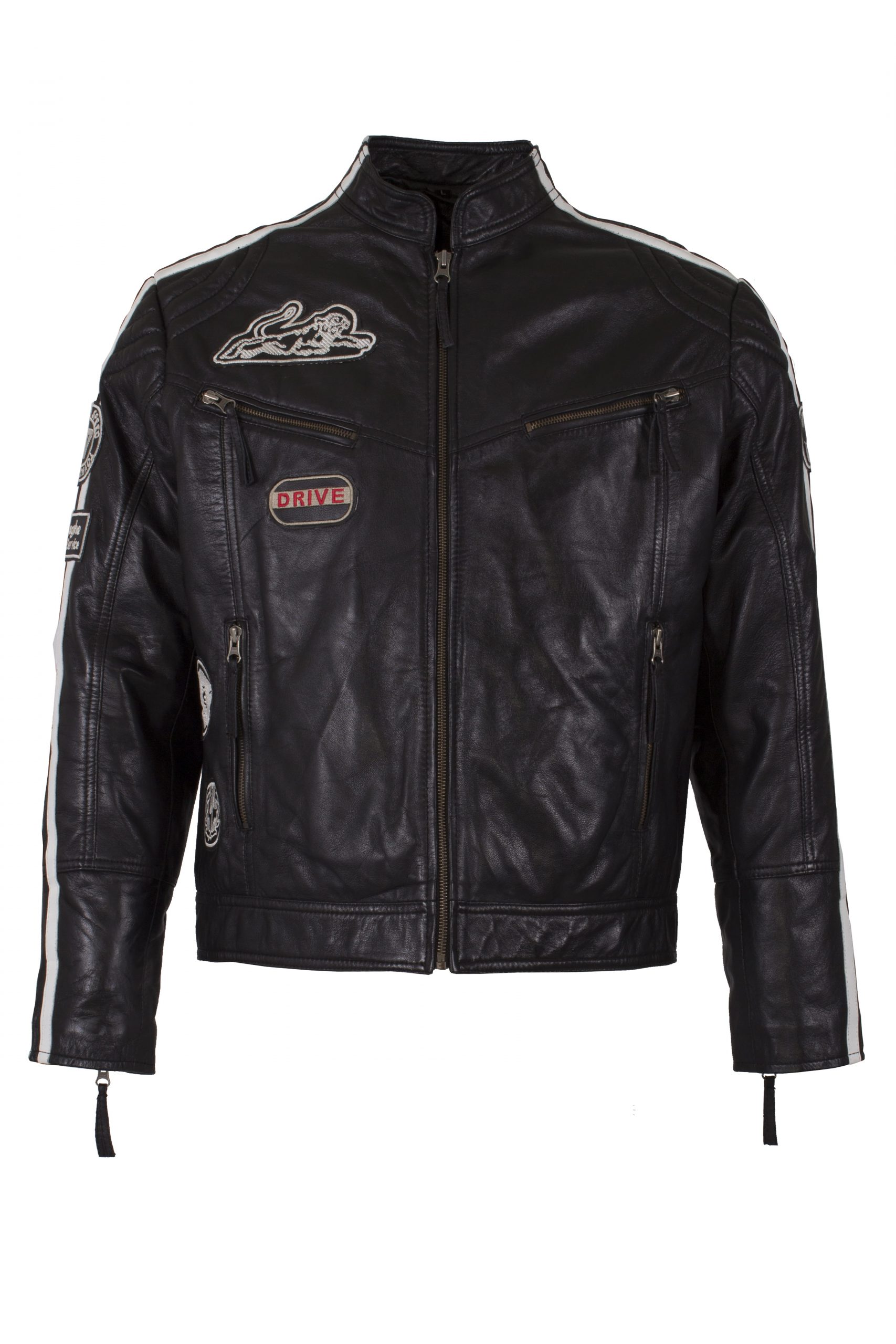 Men Real Leather Lamb Nappa Biker Jacket Black – Helium Leather