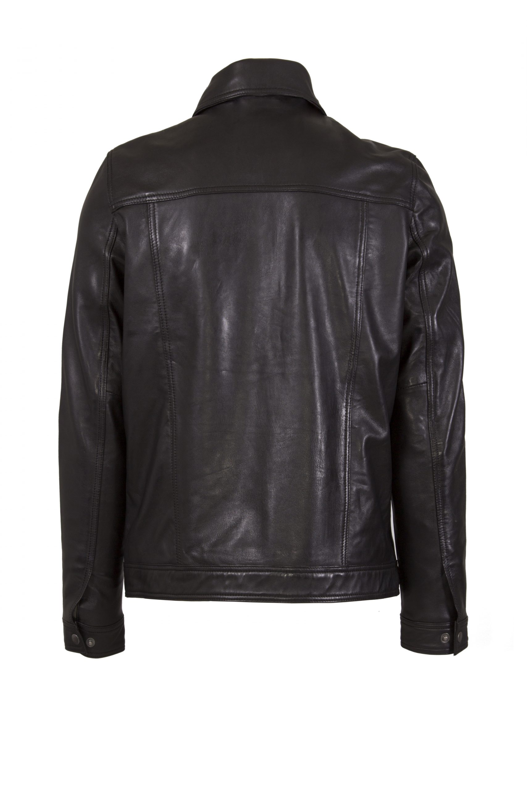 Men Real Leather Lamb Nappa Jacket Black – Helium Leather